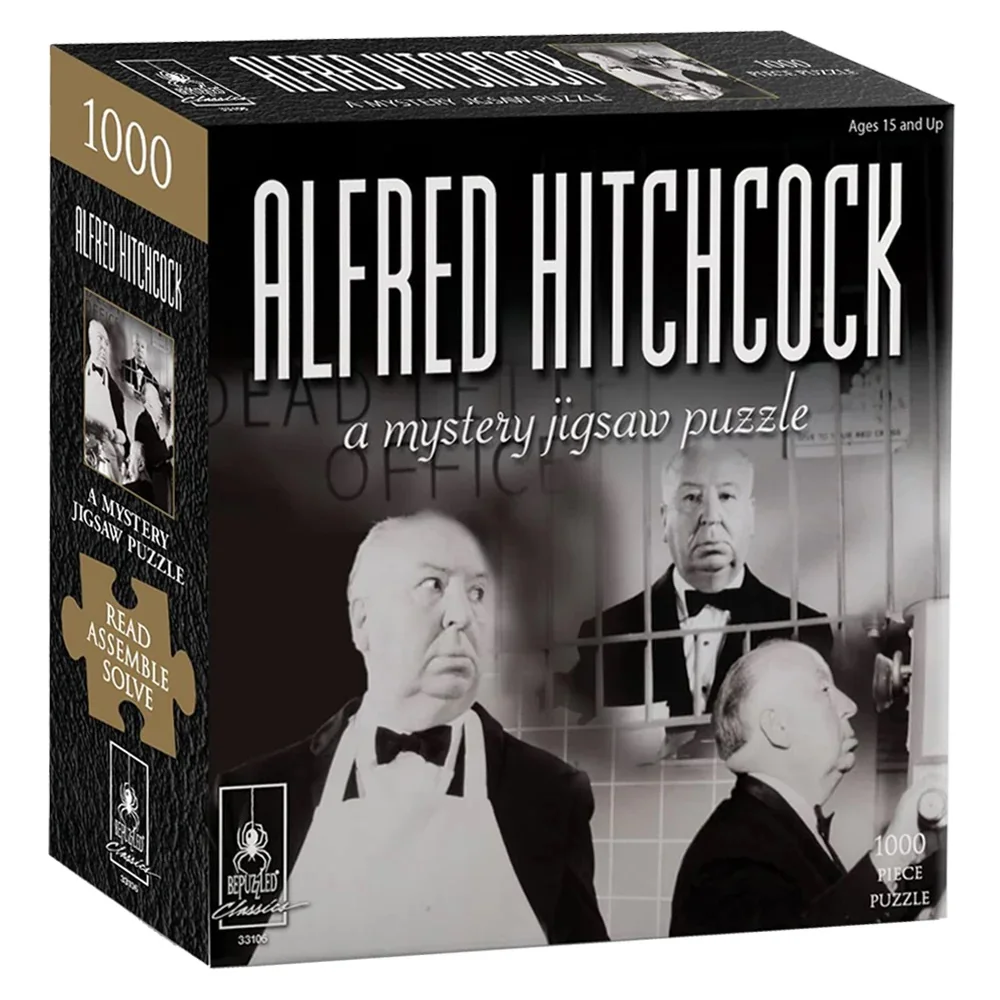 Classic Mystery Jigsaw Puzzle: Alfred Hitchcock 3 Classic Mystery Jigsaw Puzzle: Alfred Hitchcock