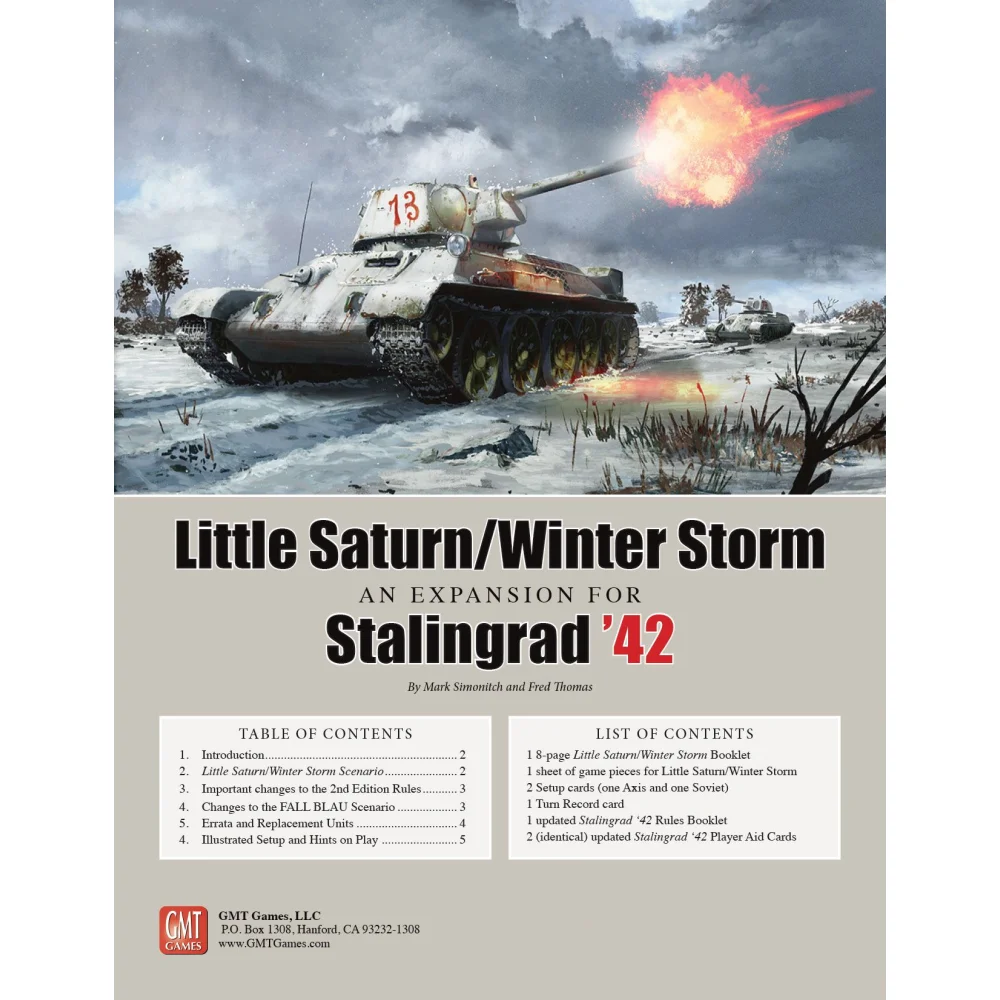 Stalingrad '42 Expansion: Operation Little Saturn And Winter Storm 3 Stalingrad '42 Expansion: Operation Little Saturn And Winter Storm